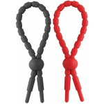 Ram Ultra Clinchers Cock Ties 2 Pack Red, Black