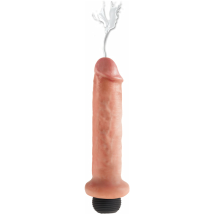 King Cock 7 inches Squirting Dildo Beige