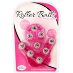 Roller Balls Massager Pink Massage Glove - Image 3