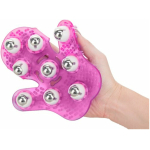 Roller Balls Massager Pink Massage Glove