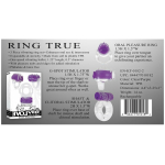 Ring True Unique Pleasure Rings Kit Clear Purple 3 Pack - Image 3