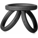 Perfect Fit Xact-fit Silicone Rings S-m-l (#14, #17, #20) Black - Image 2