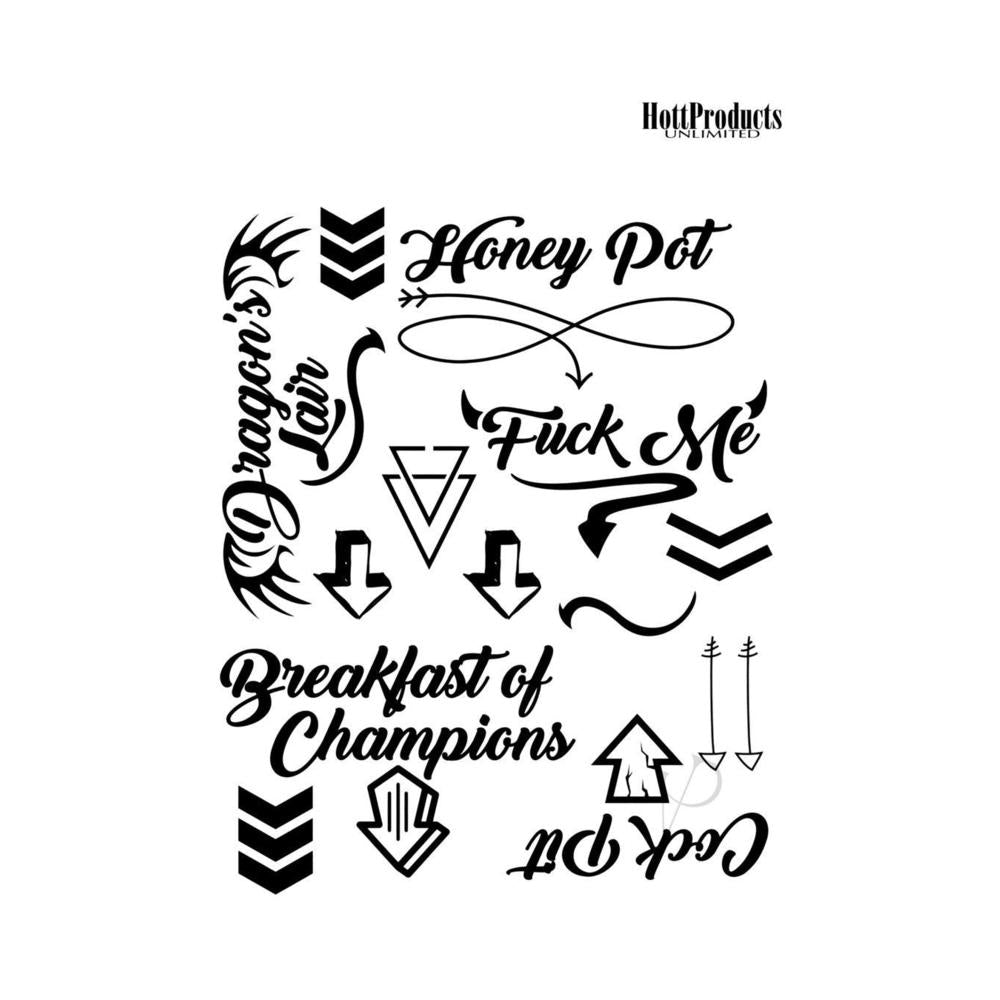 Erotic Tattoos Assorted Pack