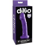 Dillio Purple 6 inches Please Her Dildo - Image 3