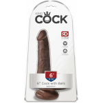 King Cock 6in Cock With Balls - Image 3
