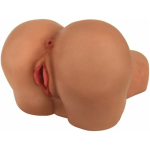 Mistress Tia Vibrating Butt Doggy Style Stroker Tan