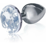 The 9's, The Silver Starter, Bejeweled Stainless Steel Plug - Image 2