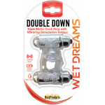 Wet Dreams Double Down Dual Motor Cock Ring With Power Bullet  And Stimulator Tongue With Motor - Image 2