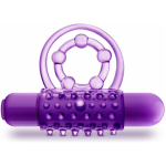 Play With Me - The Player - Vibrating Double Strap Cockring - Purple