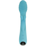 Evolved Aqua Bunny 9 Shaft Function 9 Clit Stim Functions Rechargeable Silicone Waterproof Teal - Image 2