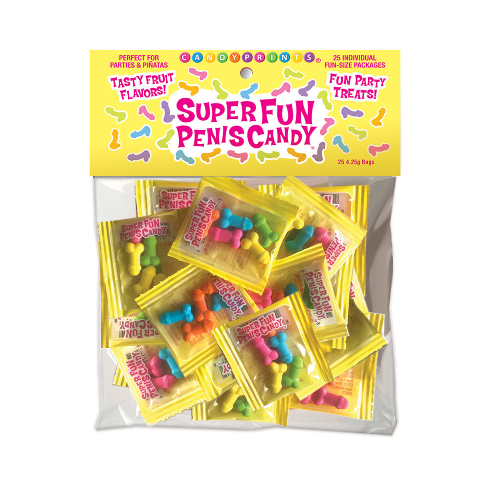 Super Fun Penis Candy, Bag Of 25