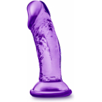 B Yours - Sweet N' Small 4in Dildo With Suction Cup - Purple - Image 2