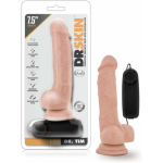 Dr. Skin - Dr. Tim - 7.5in Vibrating Cock With Suction Cup - Vanilla - Image 3