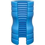Optimale Truskyn Silicone Stroker Ribbed Blue