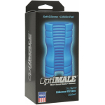 Optimale Truskyn Silicone Stroker Ribbed Blue - Image 2