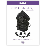 Sincerely, SS Lace Fur Lined Handcuffs - Image 2