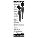 Evolved Mighty Metallic Wand 8 Vibrating Function Usb Rechargeable Cord Included Waterproof - Image 2