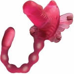 Wet Dreams Butterfly Baller Sex Harness With Dildo And Dual Motors
