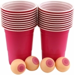 Boobie Beer Pong Boxed Set With Cups & Boobie Balls