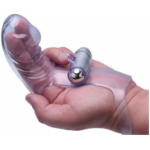 Vibrofinger Phallic Finger Massager Purple
