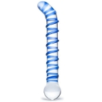 Mr.  Swirl 6.5" Glass Glass Dildo