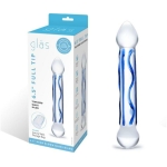 Glas 6.5in Full Tip Textured Glas Dildo - Image 2