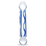 Glas 6.5in Full Tip Textured Glas Dildo