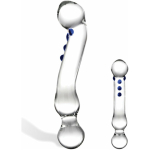 Glas 6in Curved G-Spot Glas Dildo