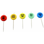 X-Rated Party Candles 5 Colorful  Candles