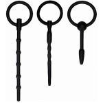 Ouch! Urethral Sounding Plug Set - Black
