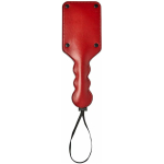 Sportsheets Saffron Square Paddle Black Red