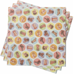Mini Penis Napkins Pack Of 8