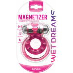 Magnetized Magnetic Cock Ring With Dual Straps And Bullet - Image 2