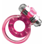 Magnetized Magnetic Cock Ring With Dual Straps And Bullet