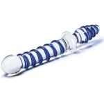 Mr. Swirly Double Ended Glas Dildo And Butt Plug