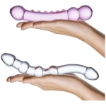 Double Pleasure Glas Dildo Set 2pc - Image 3