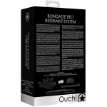 Ouch! - Bondage Belt Restraint System - Black - Image 2