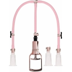 Pumped - Clitoral & Nipple Pump Set  Medium - Rose
