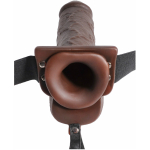 Fetish Fantasy 9in Hollow Squirting Strap-on With Balls - Image 2