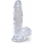 King Cock Clear 5in Cock with Balls
