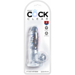 King Cock Clear 5in Cock with Balls - Image 3