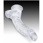 King Cock Clear 7.5in Cock with Balls - Image 2