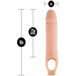 Performance Plus - 10 Inch Silicone Cock Sheath Penis Extender - Vanilla - Image 2