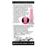 Evolved Luminous Silicone Plug Small Pink - Image 3