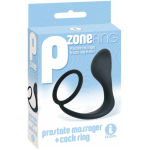 P-Zone Ring Prostate Massager & Cock Ring Black - Image 2