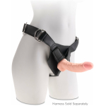 King Cock Triple Density 8 inches Cock, Balls Beige Dildo - Image 2