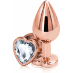 Rear Assets Rose Gold Heart Medium Clear