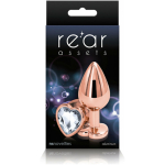 Rear Assets Rose Gold Heart Medium Clear - Image 2