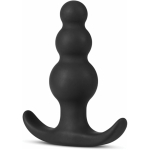 Anal Adventure Platinum Beaded Plug Black - Image 2