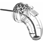 Cage With Silicone Urethal Sounding 15 - Transparent